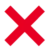 ❌