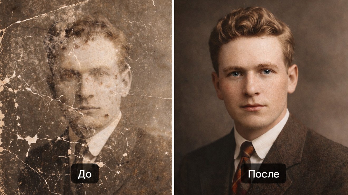 Родные лица | Реставрация Восстановление фото