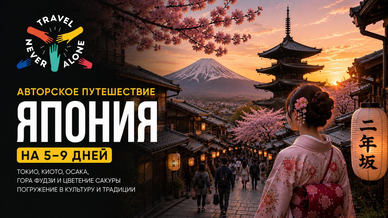 ПУТЕШЕСТВУЙ НЕ ОДИН 🌍 Авторские туры