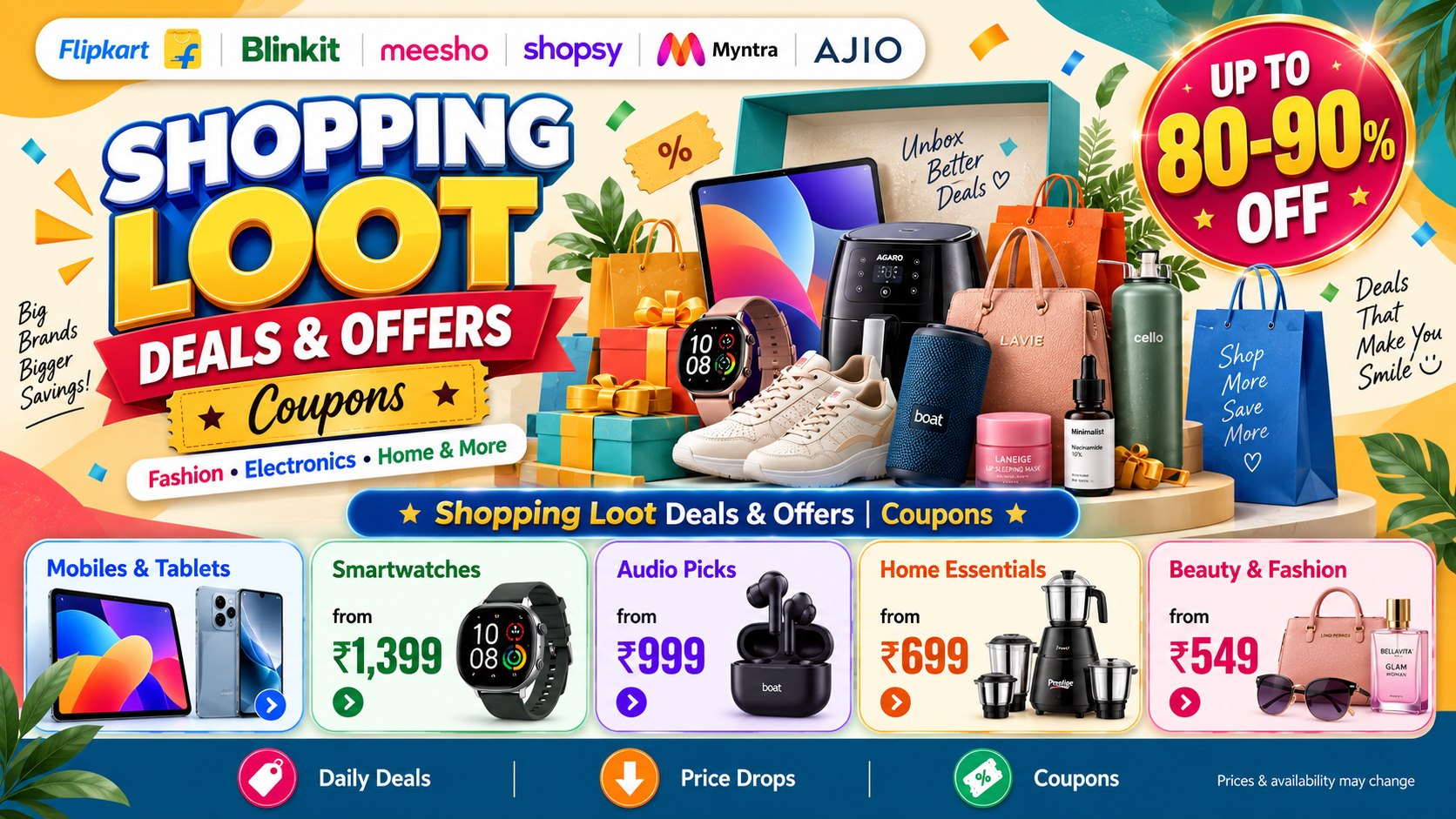 Shopping Loot Deals & Offers | Coupons