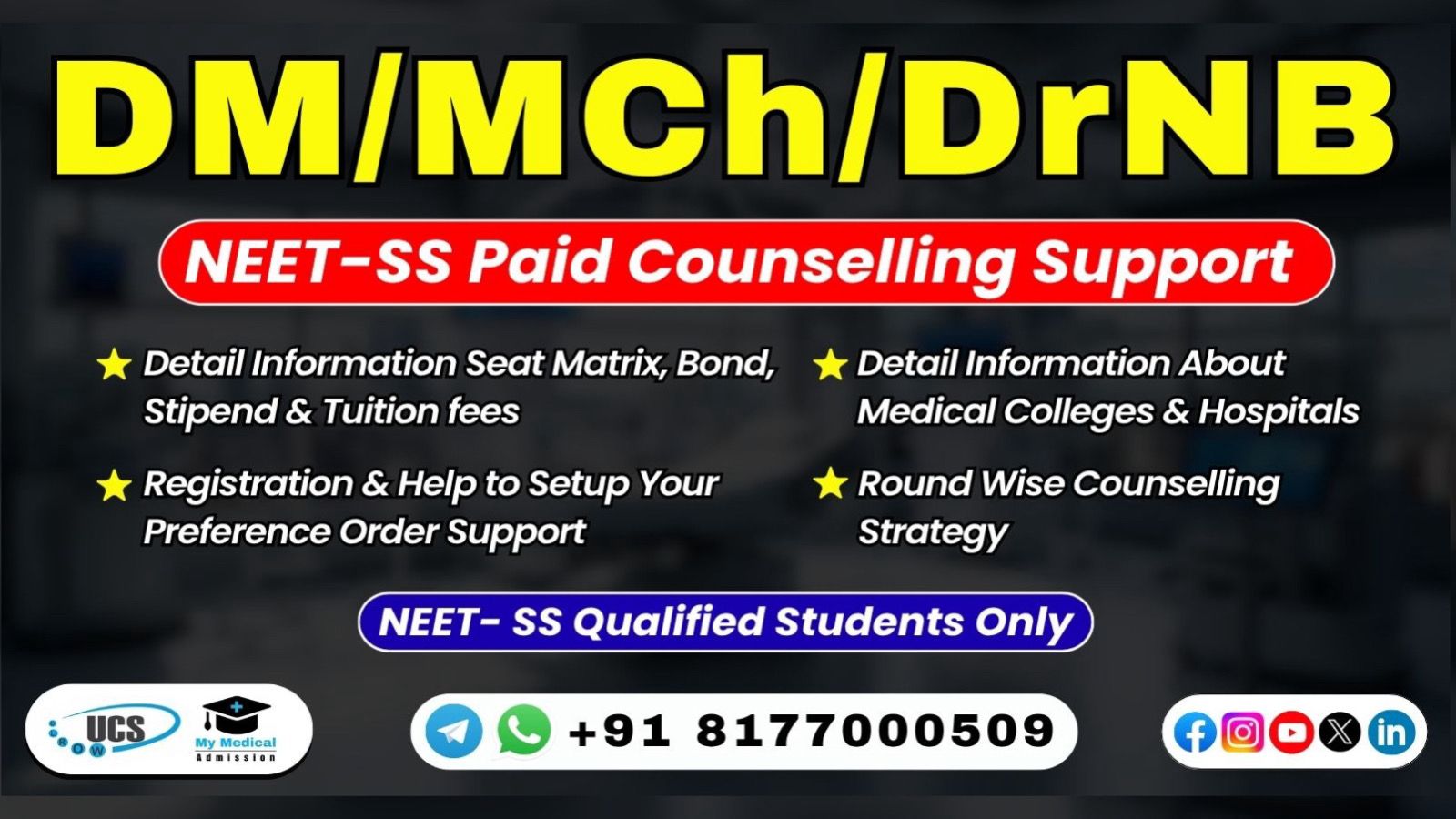 NEET-SS [DM / MCh & Dr.NB COUNSELING
